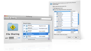 mac os x filesharing screenshot