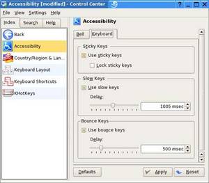 KDE keyboard accessibility options